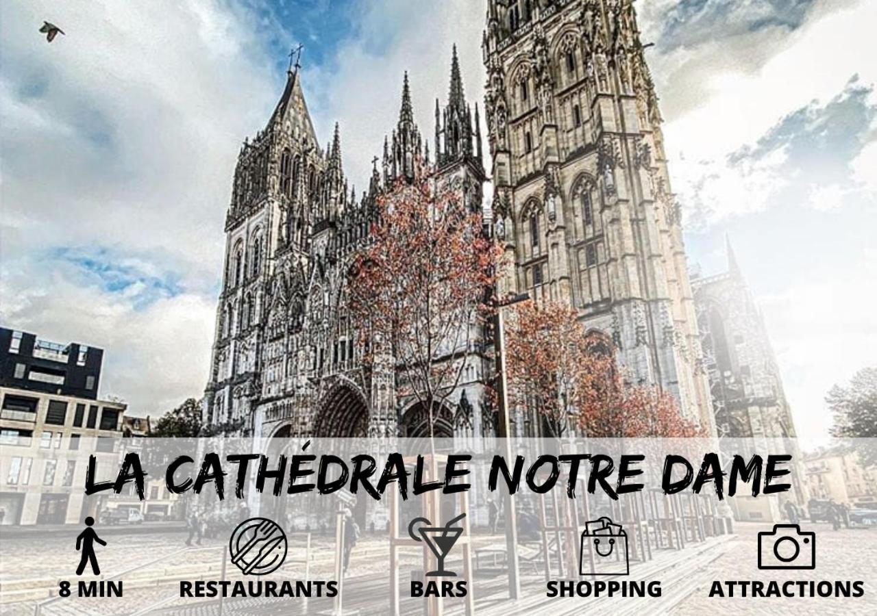 Appartamento Cosy'Appart - Le Fontenelle Rouen Esterno foto