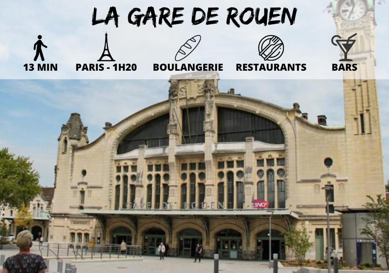 Appartamento Cosy'Appart - Le Fontenelle Rouen Esterno foto